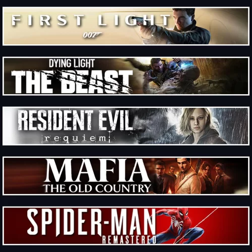  007 +Beast +Evil 9 +Mafia +Spider 1